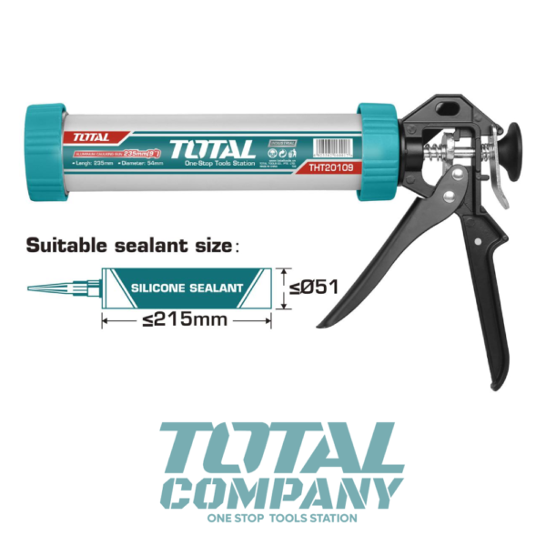 THT20109 - مسدس سيكا 9″ المونيوم توتال
