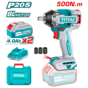 شنيور 20فولت 2/1″ 2بطارية 4امبير 500نيوتن توتال _ TIWLI2050