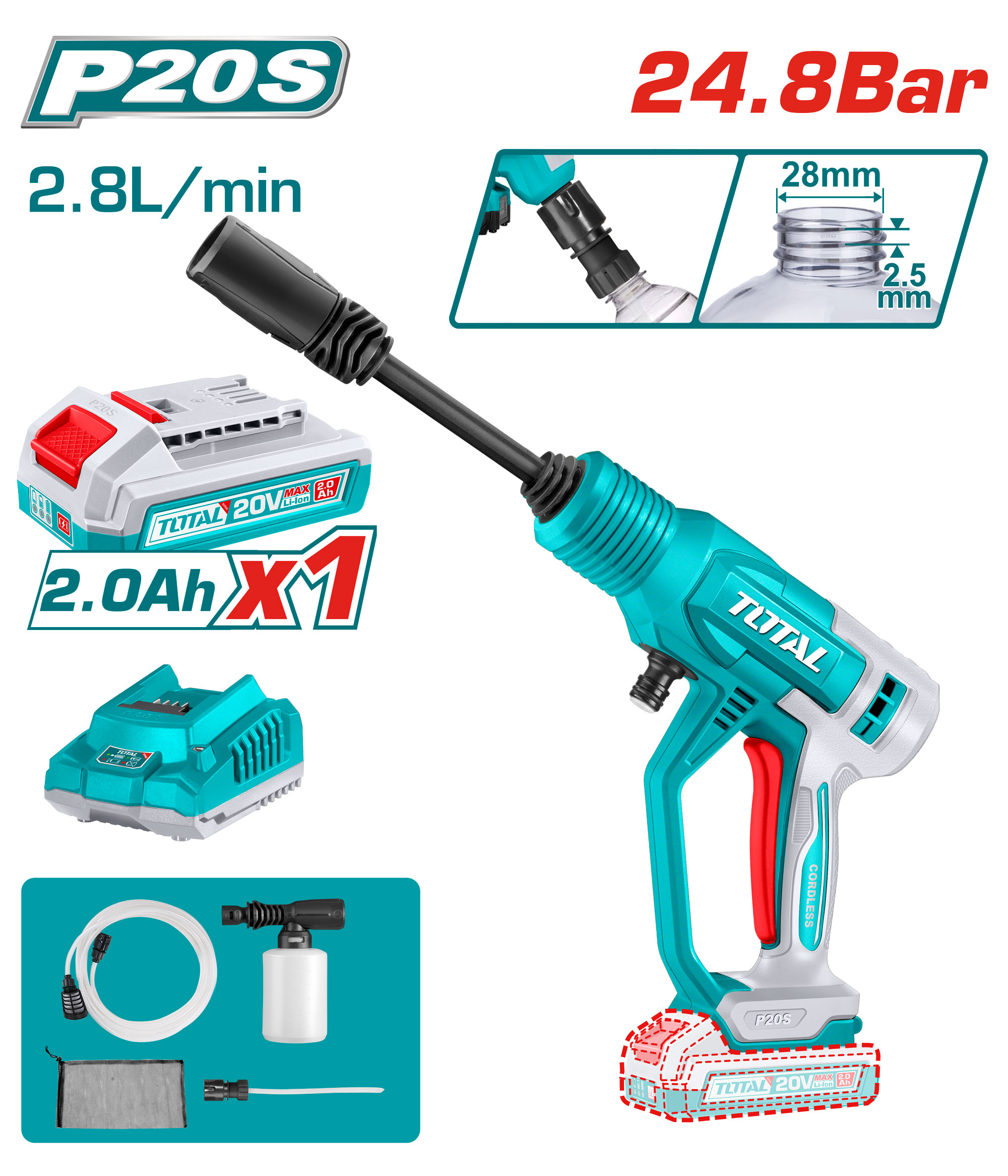 68b988f9b6a01 ماكينه غسيل بطارية مع بطارية 2 أمبير و شاحن TPWLI20362