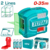 ميزان ليزر 2 خط اخضر 35 متر - TLL156601