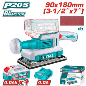 صنفرة هزاز مستطيلة 1 بطارية 4 أمبير - TFSLI20313